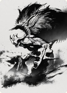 Phyrexian Vindicator 2 Art Card [Phyrexia: All Will Be One Art Series]