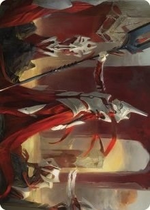 Porcelain Zealot Art Card [Phyrexia: All Will Be One Art Series]