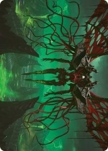 Archfiend of the Dross Art Card [Phyrexia: All Will Be One Art Series]