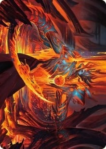 Free From Flesh Art Card [Phyrexia: All Will Be One Art Series]