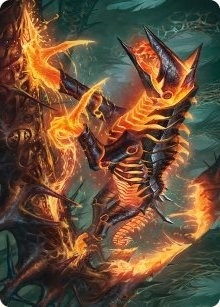 Kuldotha Cackler Art Card [Phyrexia: All Will Be One Art Series]