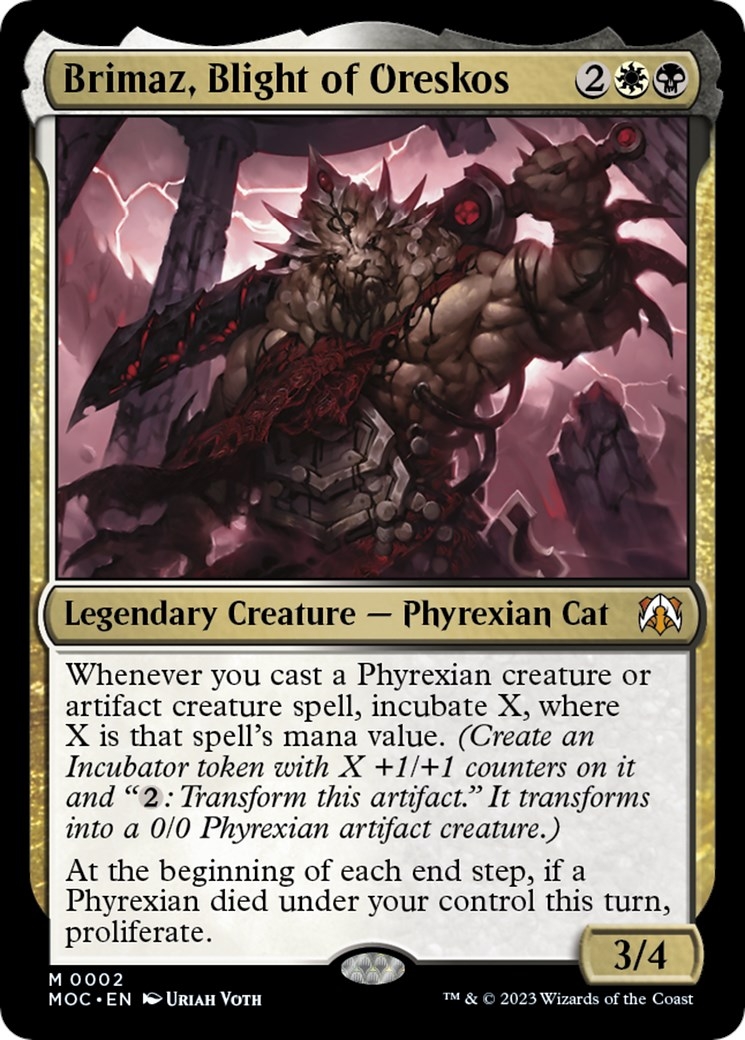 Brimaz, Blight of Oreskos [March of the Machine Commander]