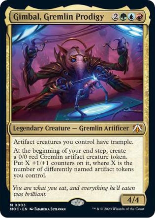 Gimbal, Gremlin Prodigy [March of the Machine Commander]