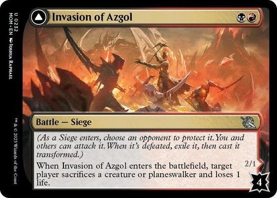 Invasion of Azgol // Ashen Reaper [March of the Machine]