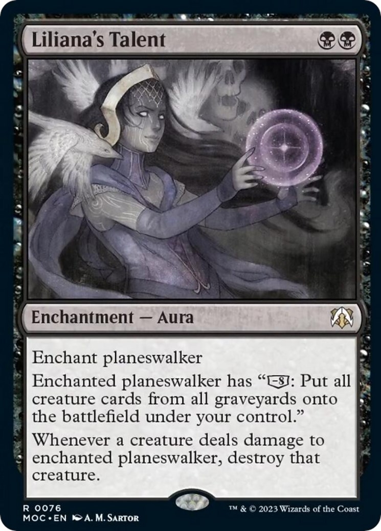 Liliana's Talent [March of the Machine Commander]