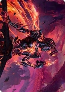 Ayara, Furnace Queen Art Card [March of the Machine Art Series]