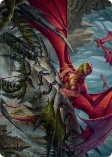 Hoarding Broodlord Art Card [March of the Machine Art Series]