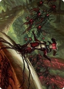 Sheoldred Art Card [March of the Machine Art Series]