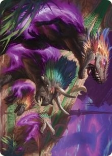 Burning Sun's Fury Art Card [March of the Machine Art Series]