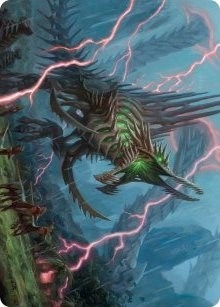 Etali, Primal Sickness Art Card [March of the Machine Art Series]