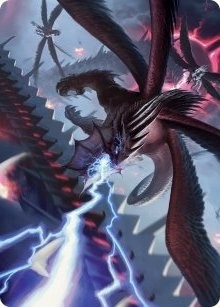 Defiant Thundermaw Art Card [March of the Machine Art Series]