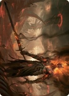 Ashen Reaper Art Card [March of the Machine Art Series]