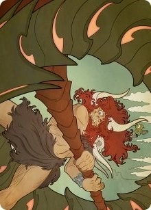 Borborygmos and Fblthp Art Card (57) [March of the Machine Art Series]