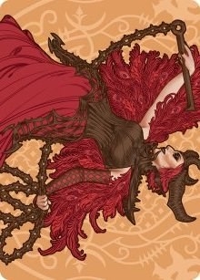 Judith, the Scourge Diva Art Card [March of the Machine Art Series]