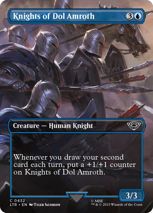 Knights of Dol Amroth (Borderless Alternate Art) [The Lord of the Rings: Tales of Middle-Earth]