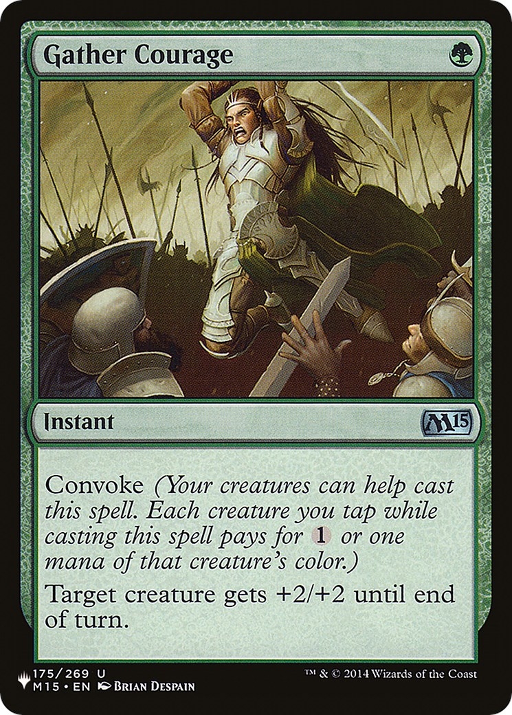 Gather Courage (175/269) (LIST)