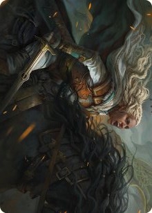 Eowyn, Fearless Knight Art Card [The Lord of the Rings: Tales of Middle-earth Art Series]