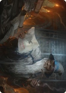 Learn from the Past Art Card [The Lord of the Rings: Tales of Middle-earth Art Series]