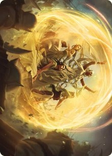 Heroic Intervention Art Card [The Lord of the Rings: Tales of Middle-earth Art Series]