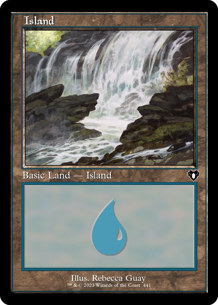 Island (441) (Retro) [Commander Masters]