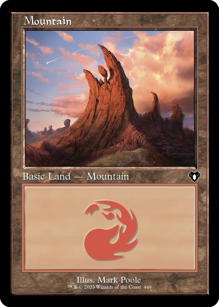 Mountain (448) (Retro) [Commander Masters]