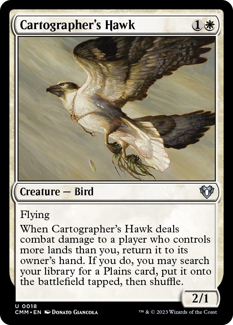 Cartographer's Hawk [Commander Masters]