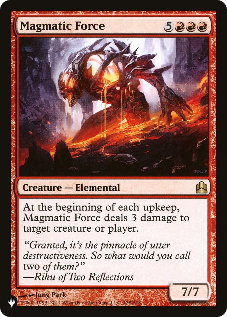 Magmatic Force [The List]
