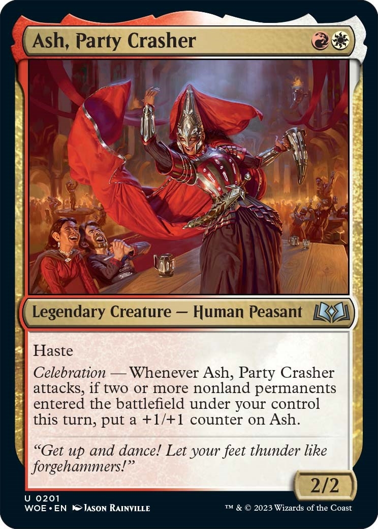 Ash, Party Crasher [Wilds of Eldraine]