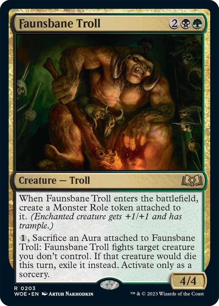 Faunsbane Troll [Wilds of Eldraine]