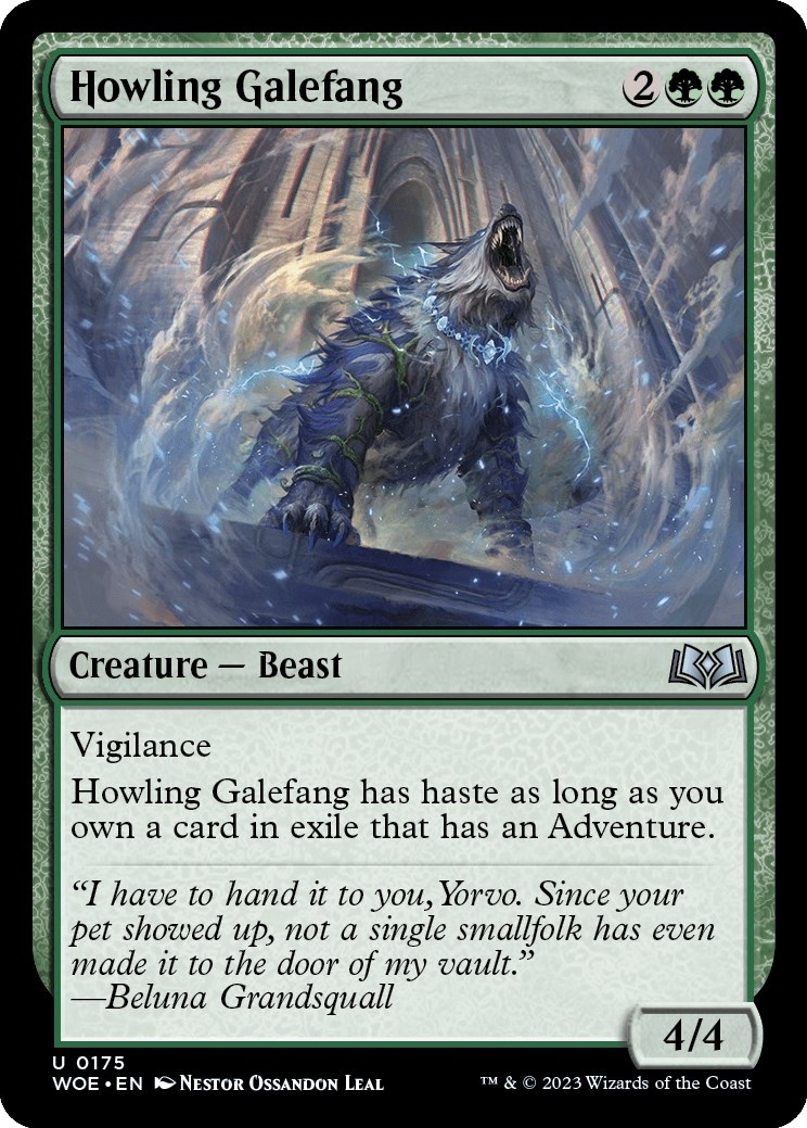 Howling Galefang [Wilds of Eldraine]