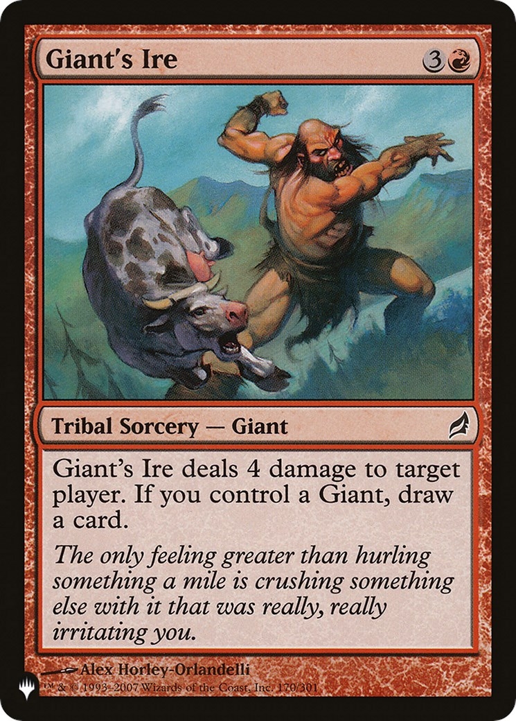 Giant's Ire (170/301) (LIST)