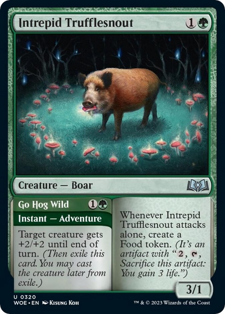 Intrepid Trufflesnout // Go Hog Wild [Wilds of Eldraine]