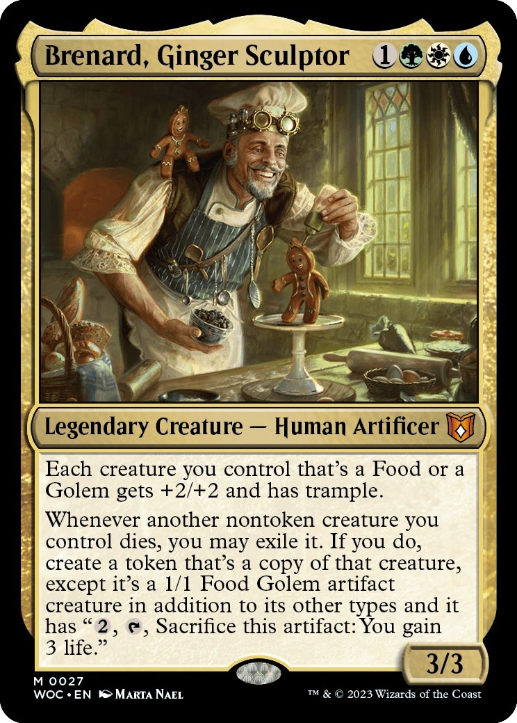 Brenard, Ginger Sculptor [Wilds of Eldraine Commander]