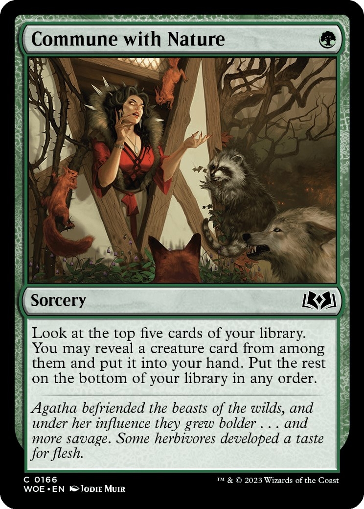 Commune with Nature [Wilds of Eldraine]