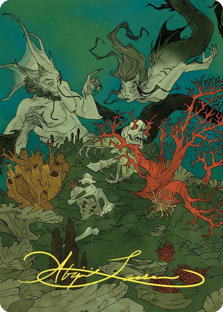 Curiosity Art Card (Gold-Stamped Signature) [Wilds of Eldraine Art Series]