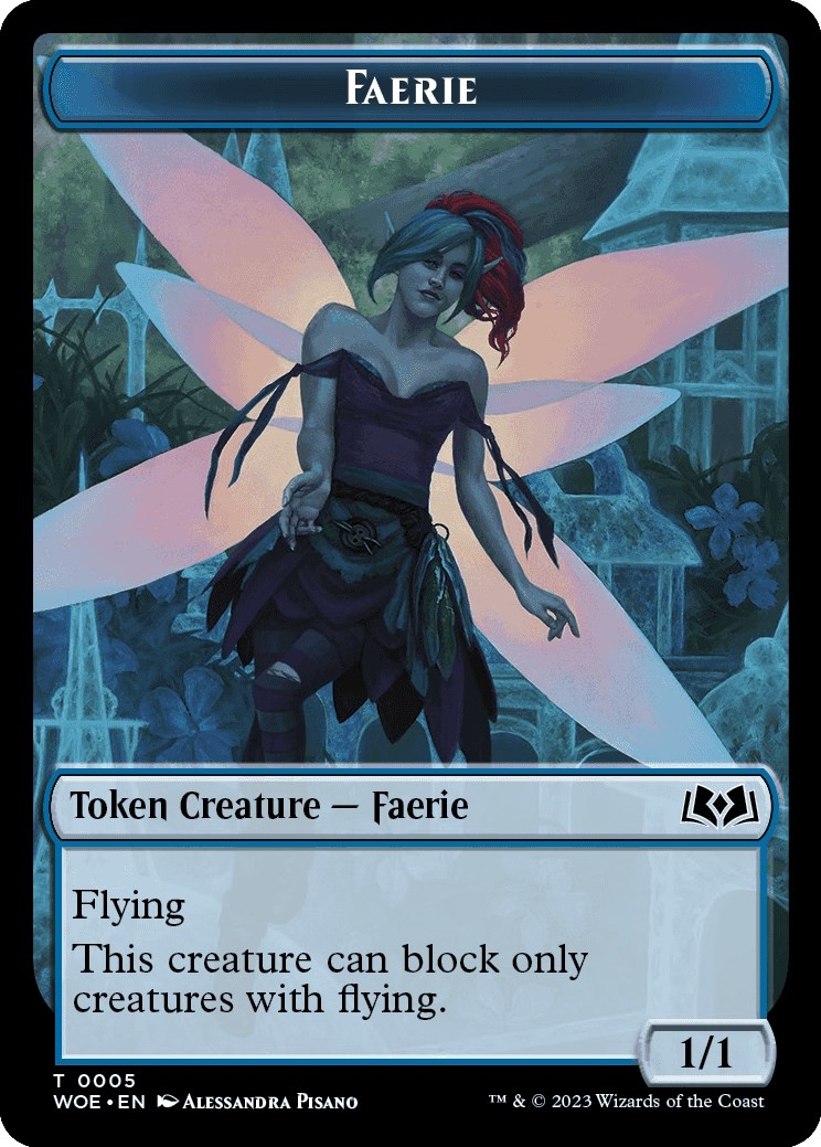 Faerie Token [Wilds of Eldraine Tokens]