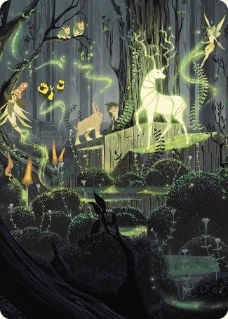 Primal Vigor Art Card [Wilds of Eldraine Art Series]