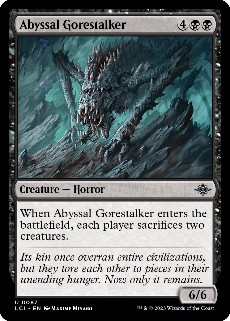 Abyssal Gorestalker [The Lost Caverns of Ixalan]