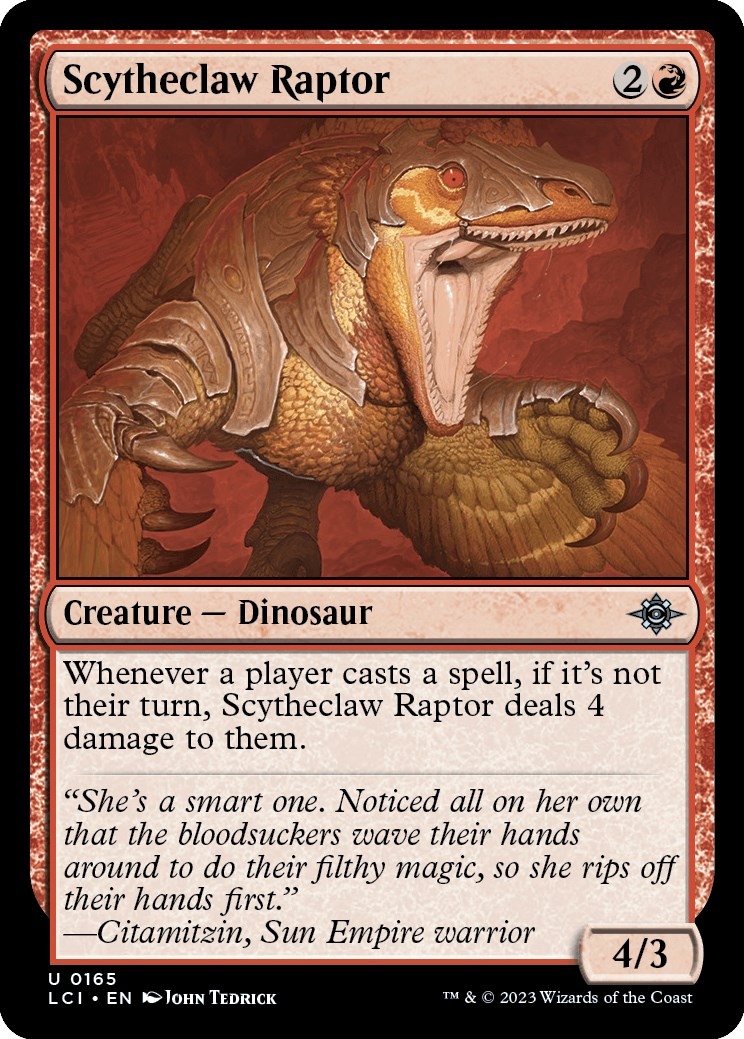 Scytheclaw Raptor [The Lost Caverns of Ixalan]