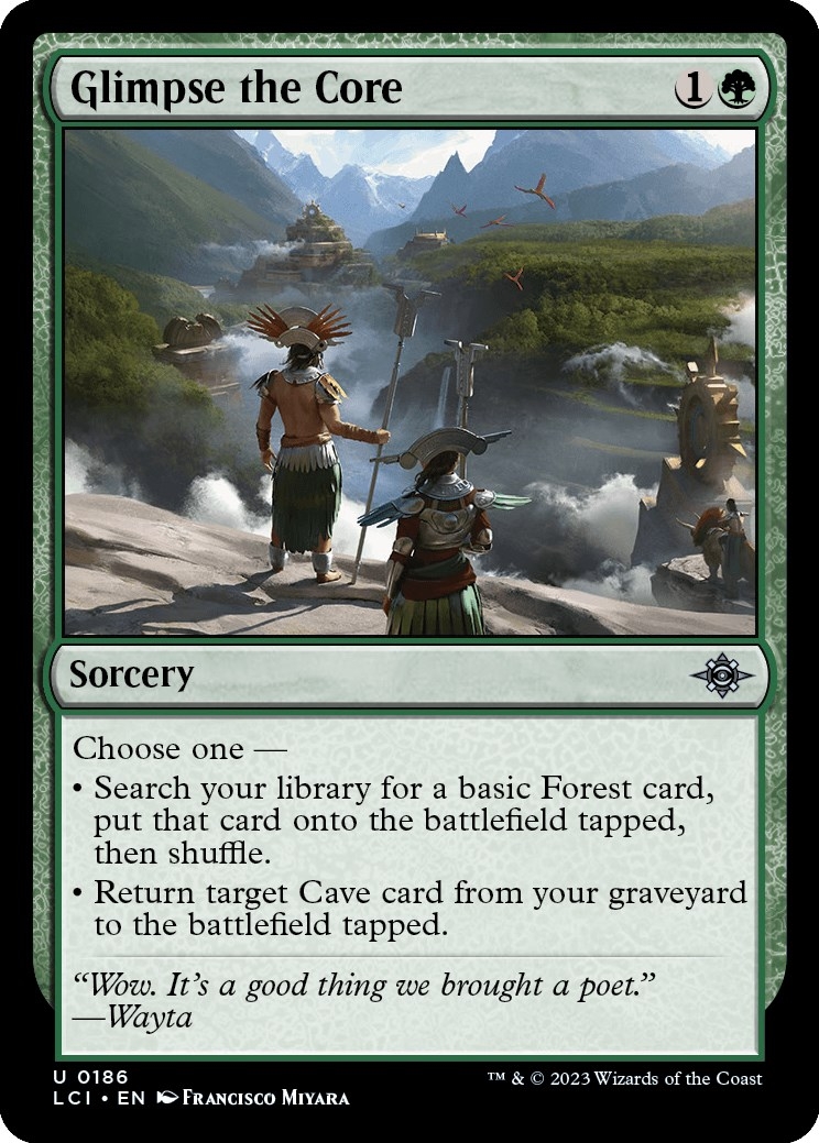 Glimpse the Core [The Lost Caverns of Ixalan]