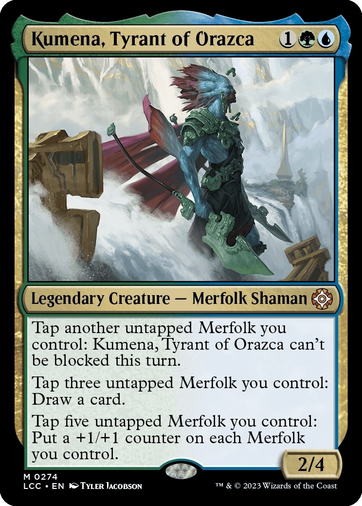 Kumena, Tyrant of Orazca [The Lost Caverns of Ixalan Commander]