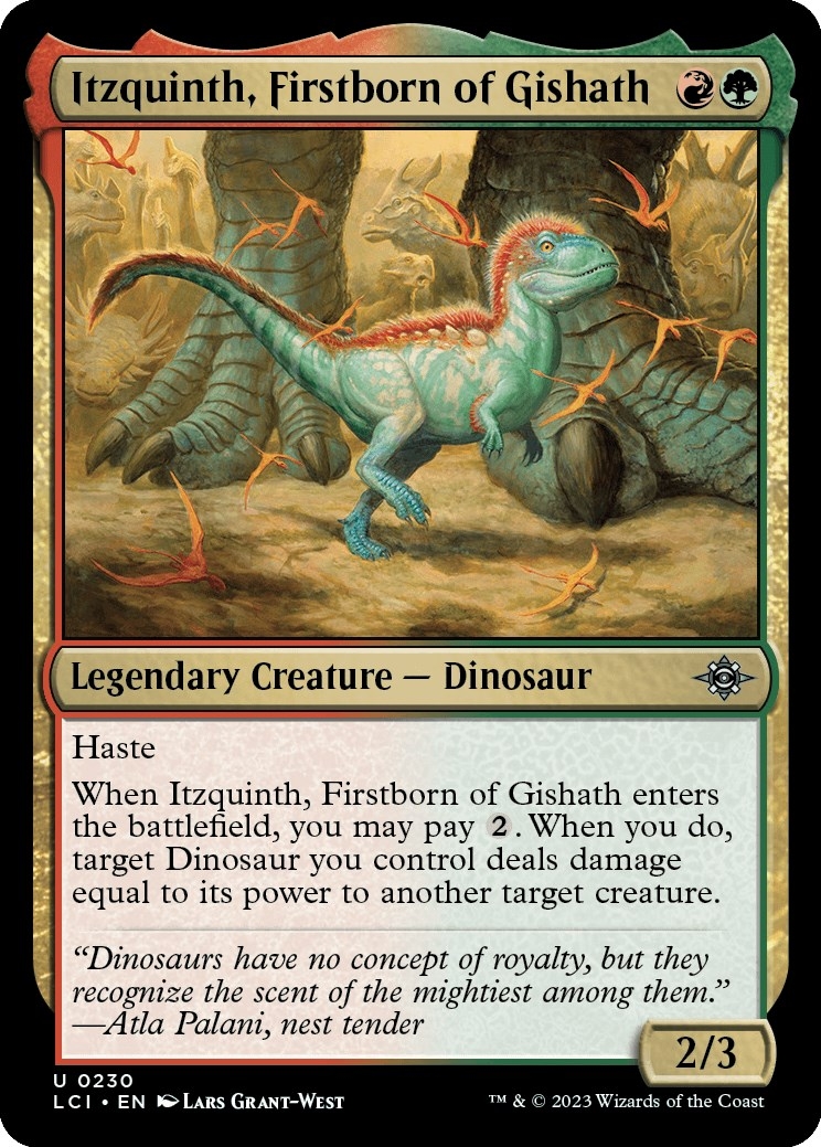 Itzquinth, Firstborn of Gishath [The Lost Caverns of Ixalan]