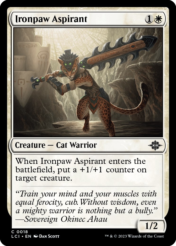 Ironpaw Aspirant [The Lost Caverns of Ixalan]
