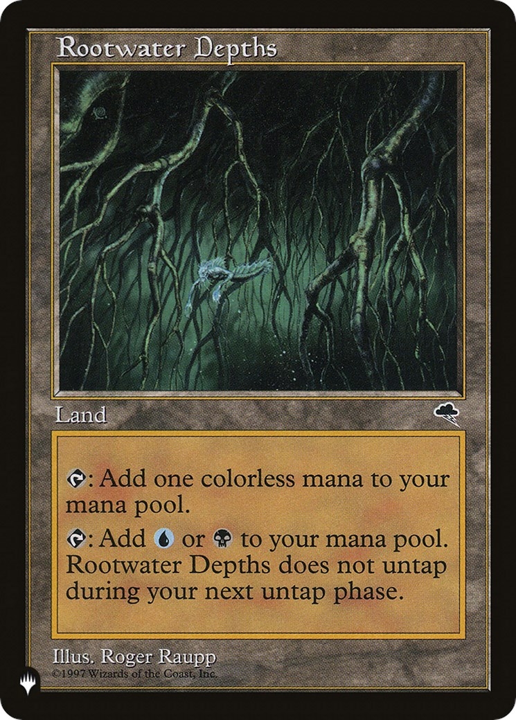 Rootwater Depths (LIST)