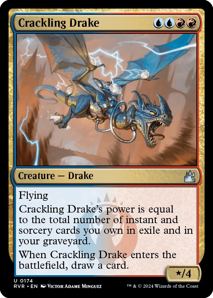 Crackling Drake [Ravnica Remastered]