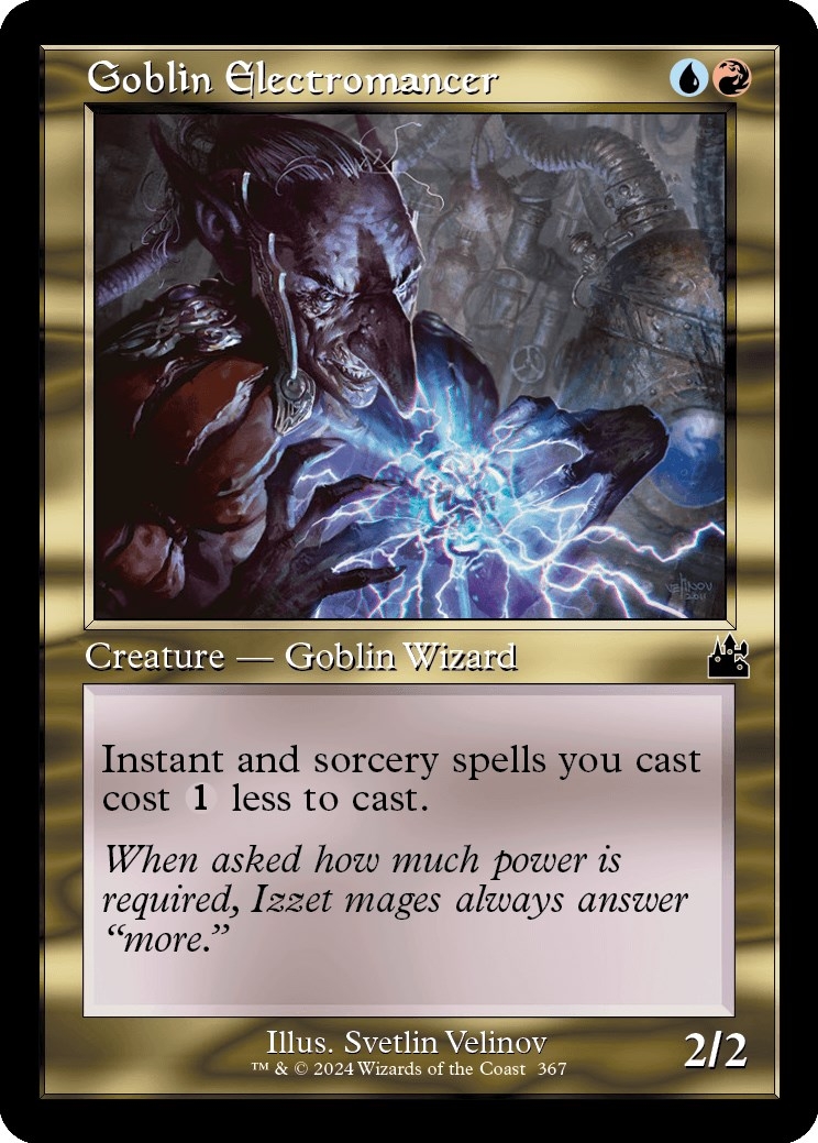 Goblin Electromancer (Retro Frame) [Ravnica Remastered]