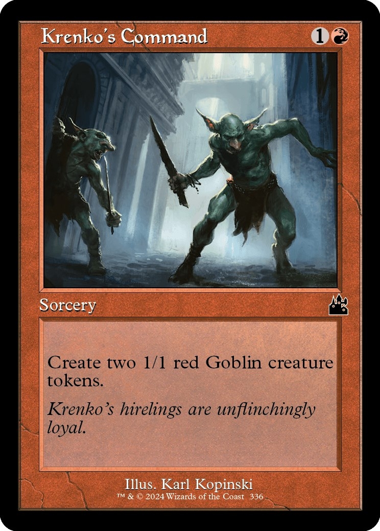 Krenko's Command (Retro Frame) [Ravnica Remastered]