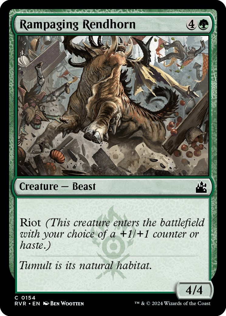 Rampaging Rendhorn [Ravnica Remastered]