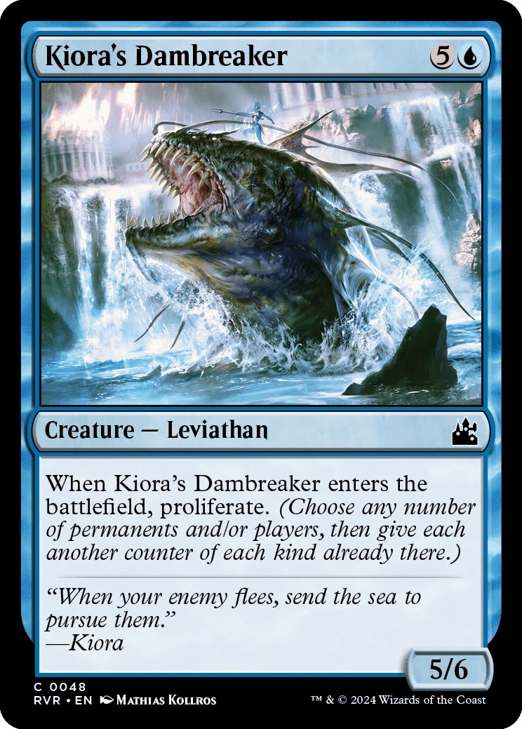 Kiora's Dambreaker [Ravnica Remastered]