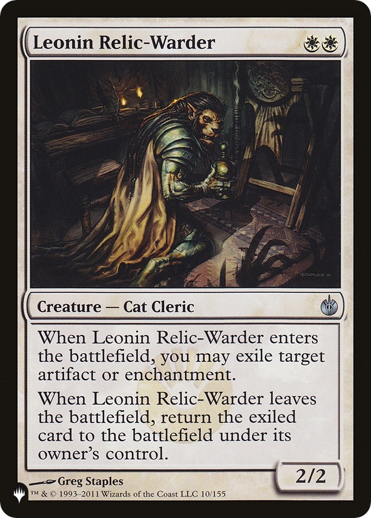 Leonin Relic-Warder (MBS) (10/155) (LIST)